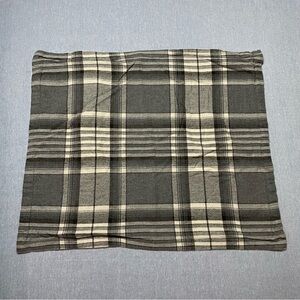 Pottery Barn Flannel Plaid Standard Size Pillow Sham